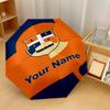 Luton Town Automatic 3‑Fold Umbrella 8‑Rib Windproof Folding Umbrella Sun Rain Protection For Outdoor Travel Daily Use