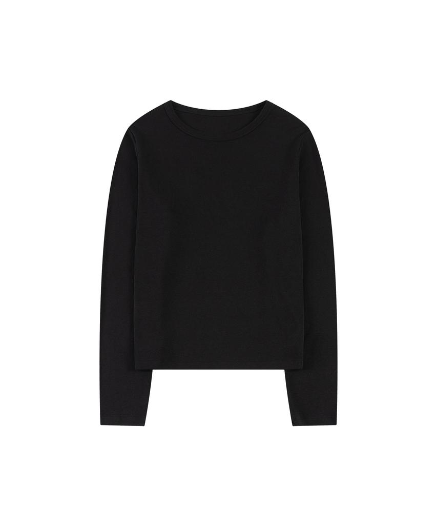 Banwonateullie A3562 Fluid Long Sleeve_Black