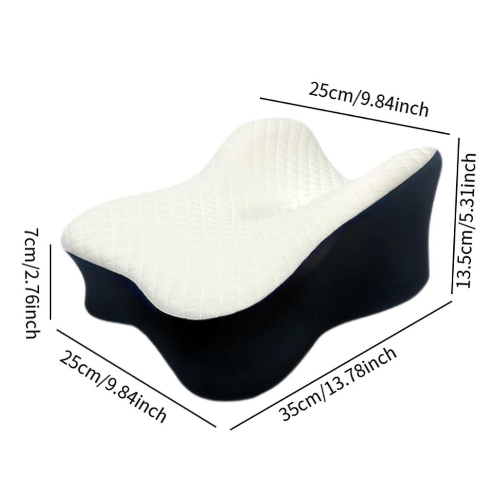 Leg Support Pillow for Side Sleepers, Memory Foam Design for Comfort
