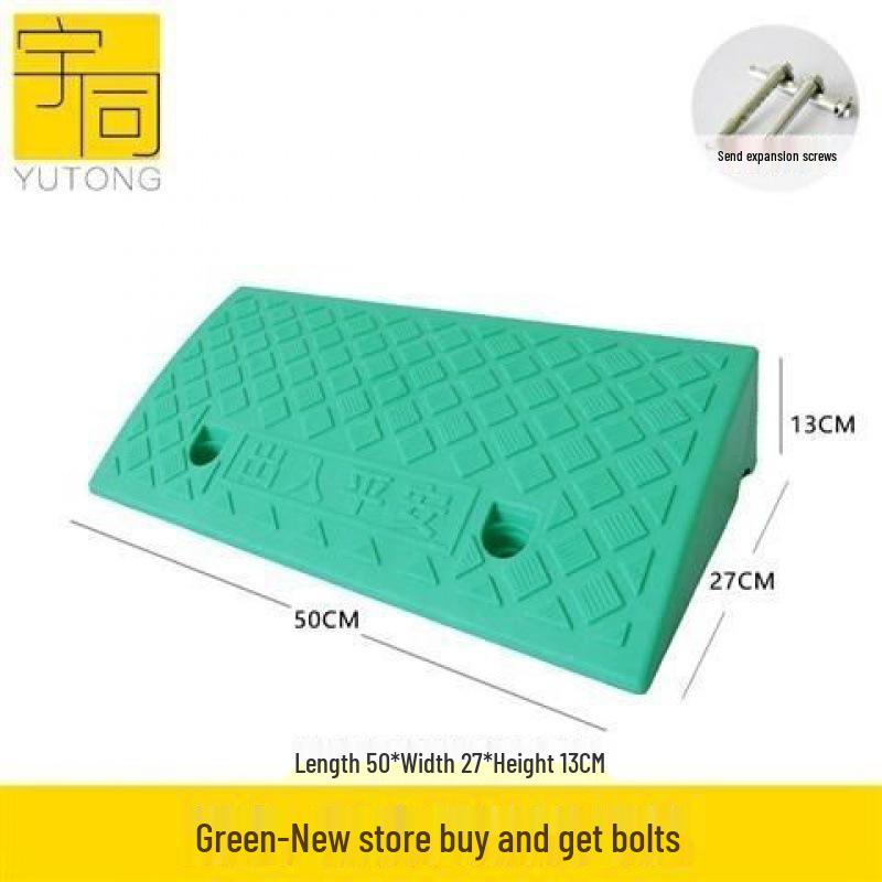 Dreieckige Kunststoff-Autoschwellenrampe & Geschwindigkeitsbegrenzungspad