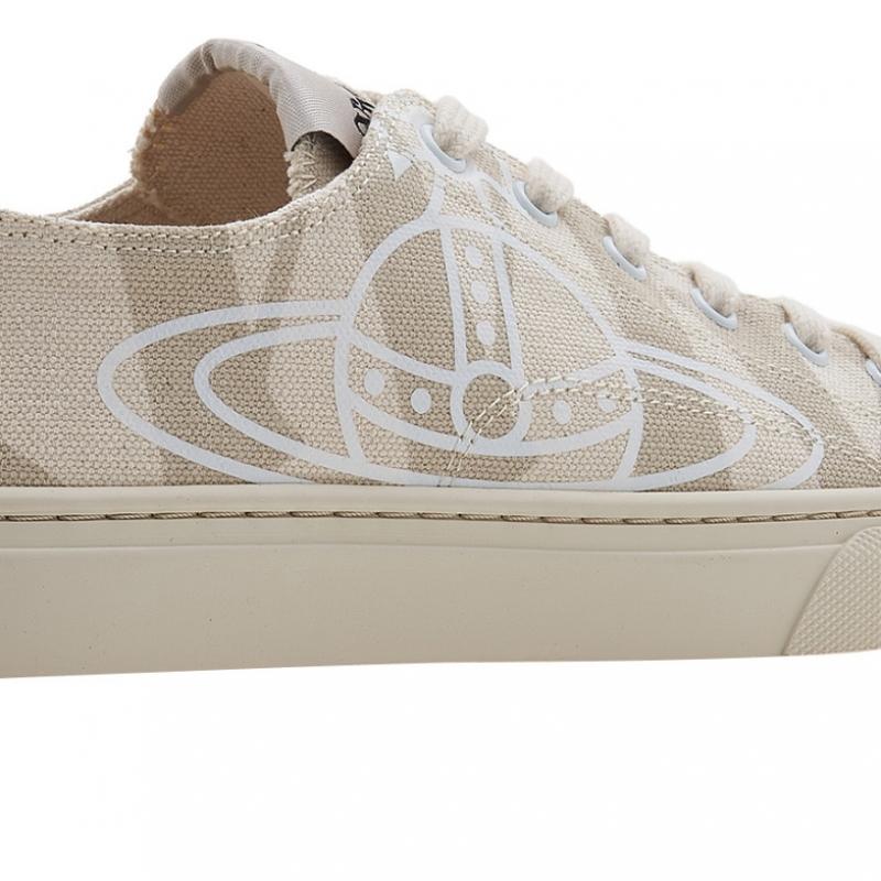 Vivienne Westwood Women Orb Print Canvas Sneakers 75020005w W00jw P203