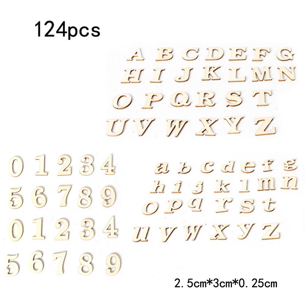 Wooden 26 letter case and 0-9 number each 2 sets of scenes wedding ...