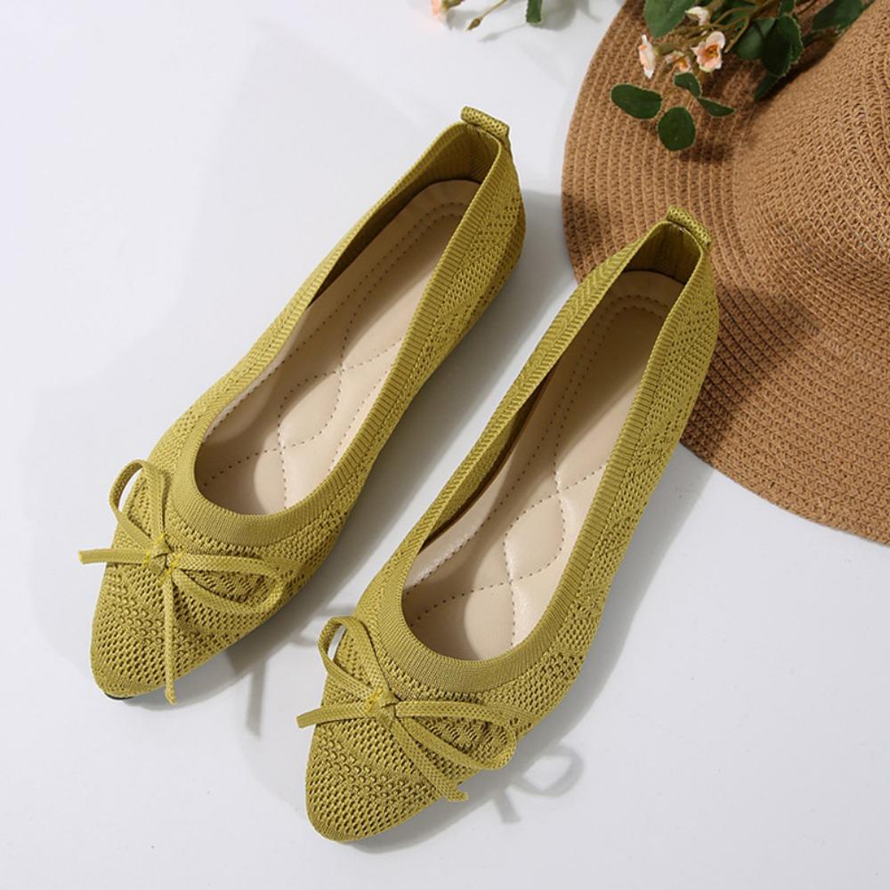 Summer 2026 New Style Pointed Toe Shallow Mouth Breathable Comfortable Casual Flats Shoes Wear-resistant Non-slip Loafers Women
