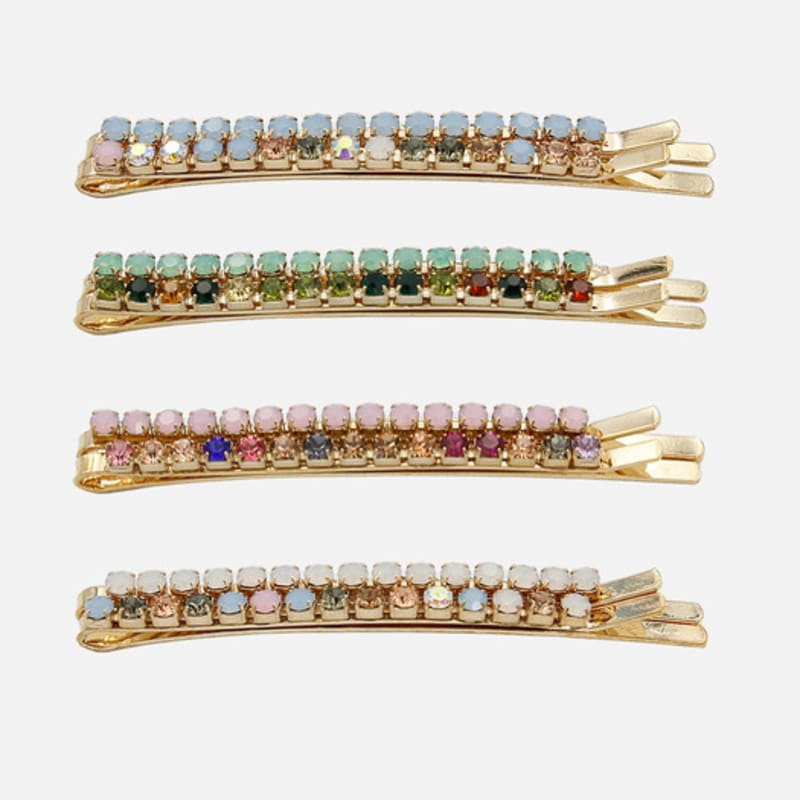 

J.Lauren Color Cubic Bobby Pin Mix 2pcs Set pink