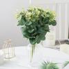 10/50pcs Artificial Plants Simulation Eucalyptus Leaves Outdoor Garden UV Protection Christmas Home Vases Wedding DIY Decorative