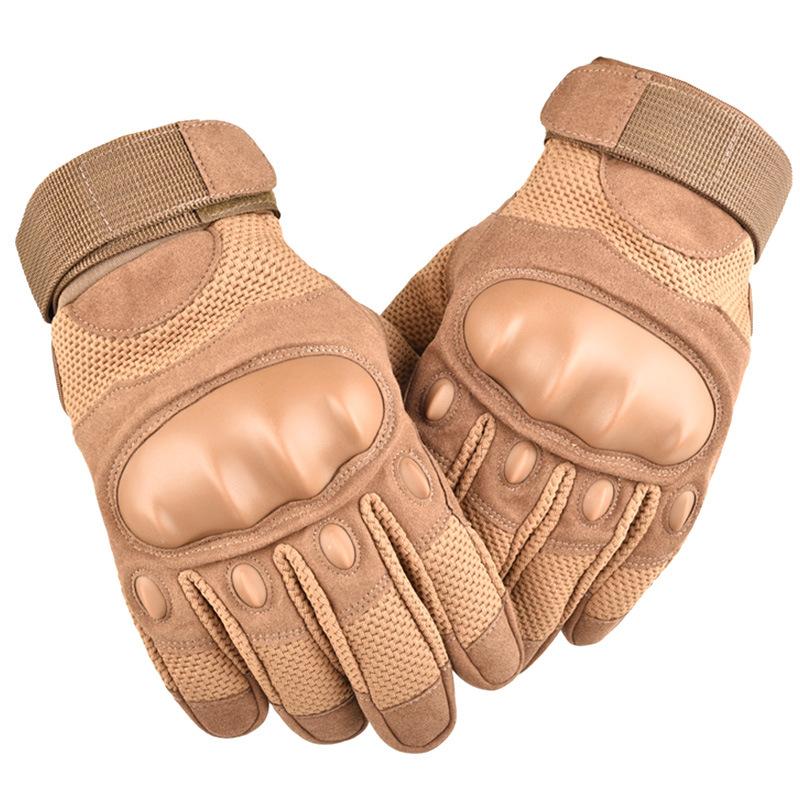 New Tactical Half Finger Gloves Hard Shell Outdoor Sports Cycling Motorcycle Fitness Mountaineering Training Long Finger Touch Screen Gloves