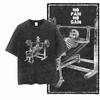 BODY BUILDING Printed Cotton YG Acid Washed Graphic Unisex T Shirt Cool CROSSFIT Streetwear Men Tshirts Big Size Tee for633