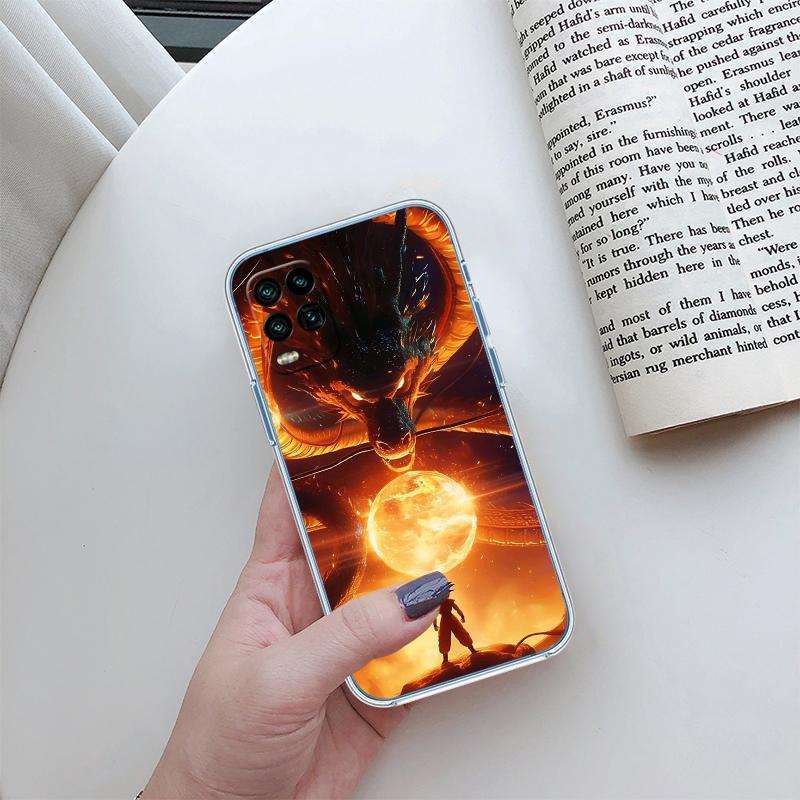 Dragon Ball Goku Transparent Phone Case for Motorola Moto G7 G8 G9 G84 G85 G73 G24 G15 Z2 Play Power Plus