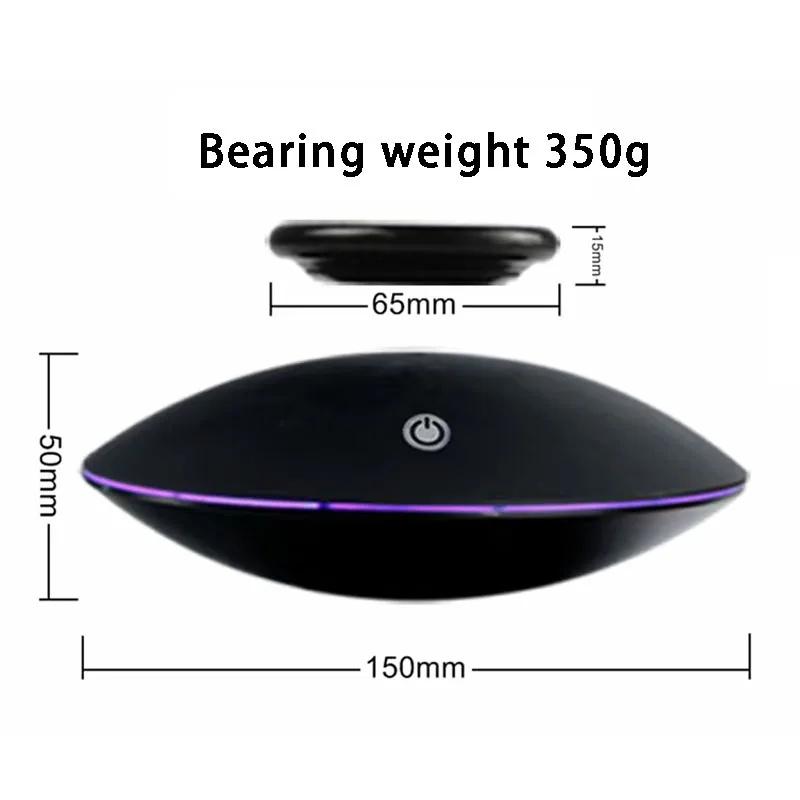 Magnetic Levitation and Rotation Display Stand for Figures Jewelry Weight-bearing 350g Base with Light Office Home Decor Gifts