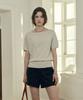 JUCYJUDY Linen Blend Boat Neck Knit Pullover J1Kt321A