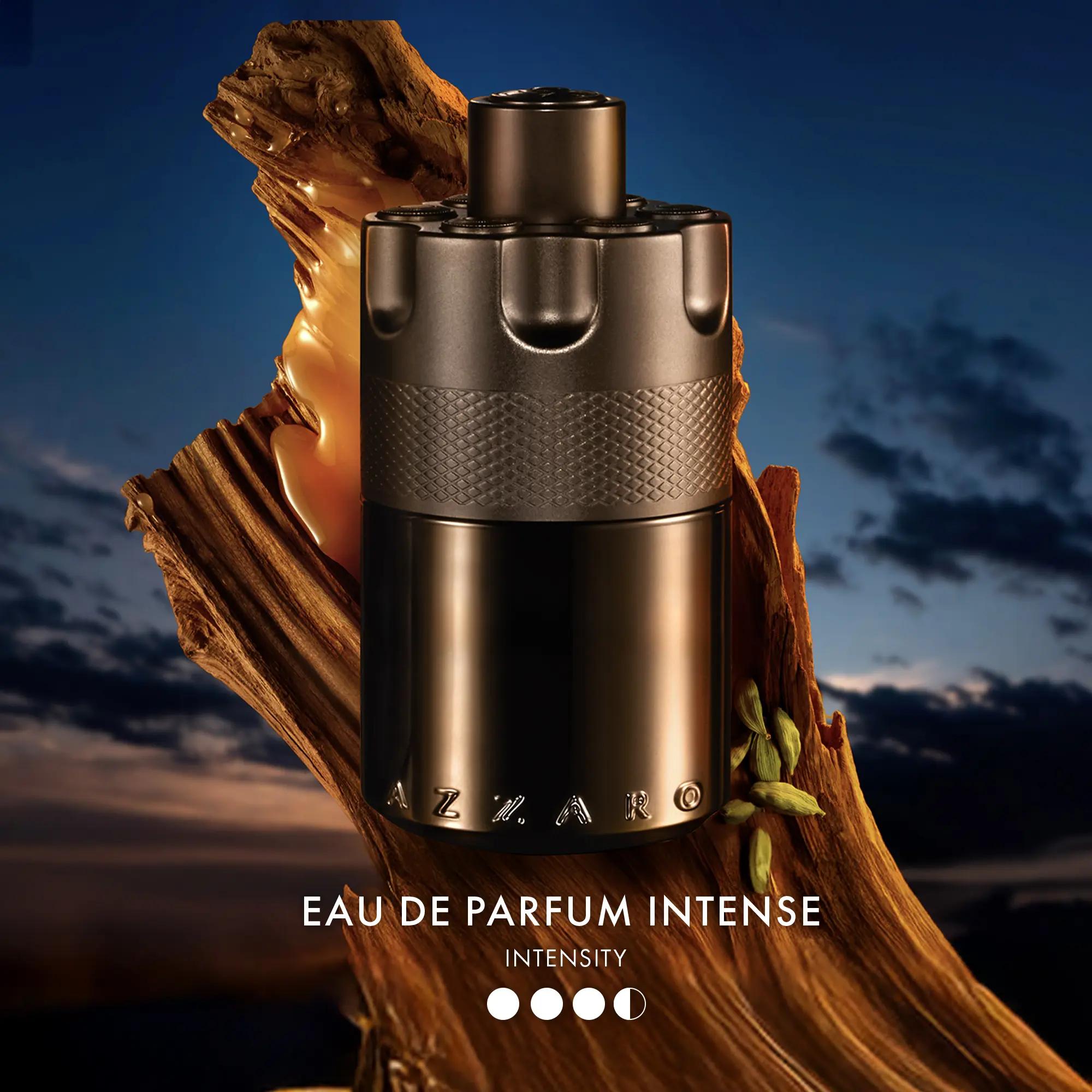 Azzaro The Most Wanted Intense Туалетная вода — Стойкий, интенсивный аромат, сочетающий ноты кардамона, ириски и амбрового дерева 100ml чёрный