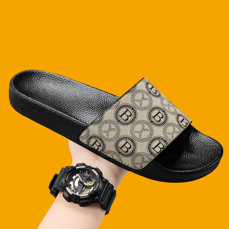 Slippers for Men To Wear Outside in Summer Men's Non-slip and Anti-odor Comfortable Soft Flip-flops Outdoor Trendy Sandals