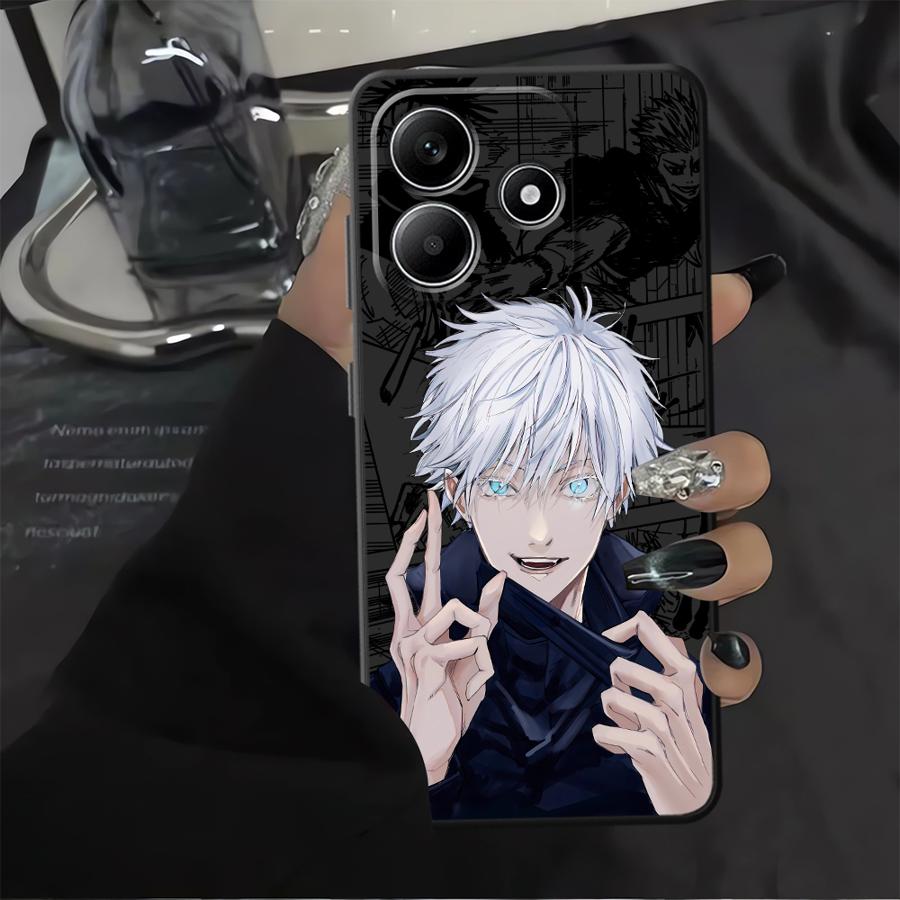 Anime J-ujutsu Cool Kaisen Soft Back Phone Cover Case for Xiaomi Redmi Note 11 13 12 Pro Plus 12S 10S 9s 10 9 8 Pro 11S