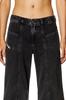 Diesel Women's Slim Flare Denim D-AKII A12811068HN 26-inch Black 02