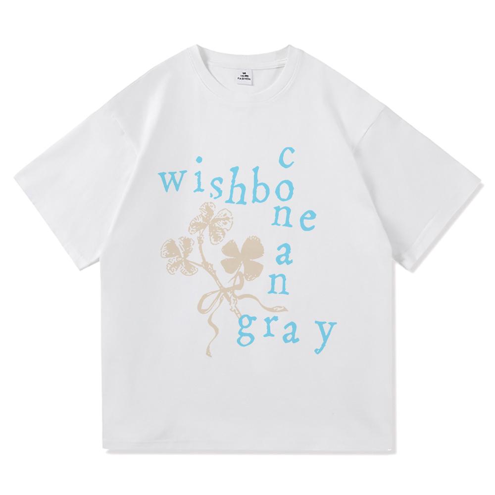 Lucky Charm Collage TShirt Wishbone Album Conan Gray Kid Krow 2025 Menwomen Clothing Harajuku High Quality Tops Cotton TShirts