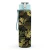 1PC Dark Camouflage Leaf Texture Print 750ml Color Plastic Sports Water Bottle Leakproof Flip Straw Lid Suitable for Sports Office Home Use