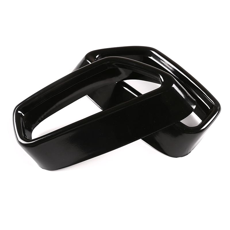 For BMW 5 Series G30 G31 2018-2021 Stainless Steel Black Car Exhaust Pipe Cover Stickers Exterior Modification Car Accessories