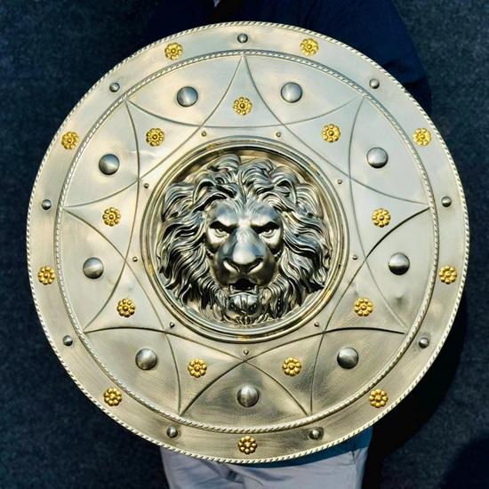 

60.96см Средневековый Львиный Щит Коническая Броня Боевой Дисплей Аутентичная Реплика Реквизита