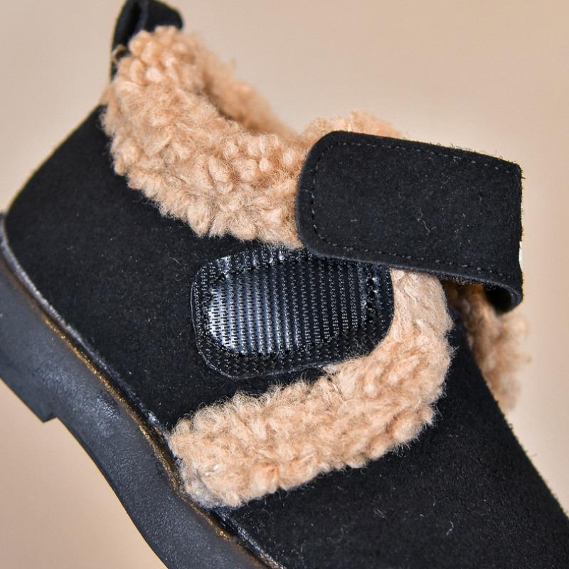 Children's Fleece-Lined Board Shoes | Fashionable Winter Boots for Boys & Girls Casual Kids Shoes Comfortable Walking Shoes
