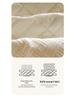 Soybean Fiber Waffle Jacquard Quilted Mattress Protector - Solid Color Bed Cover