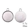 New Year's Day Accesories Fit Round 30-35mm Glass Cabochon Base Setting Tray Accessories Parts Souvenir Accessory Parts