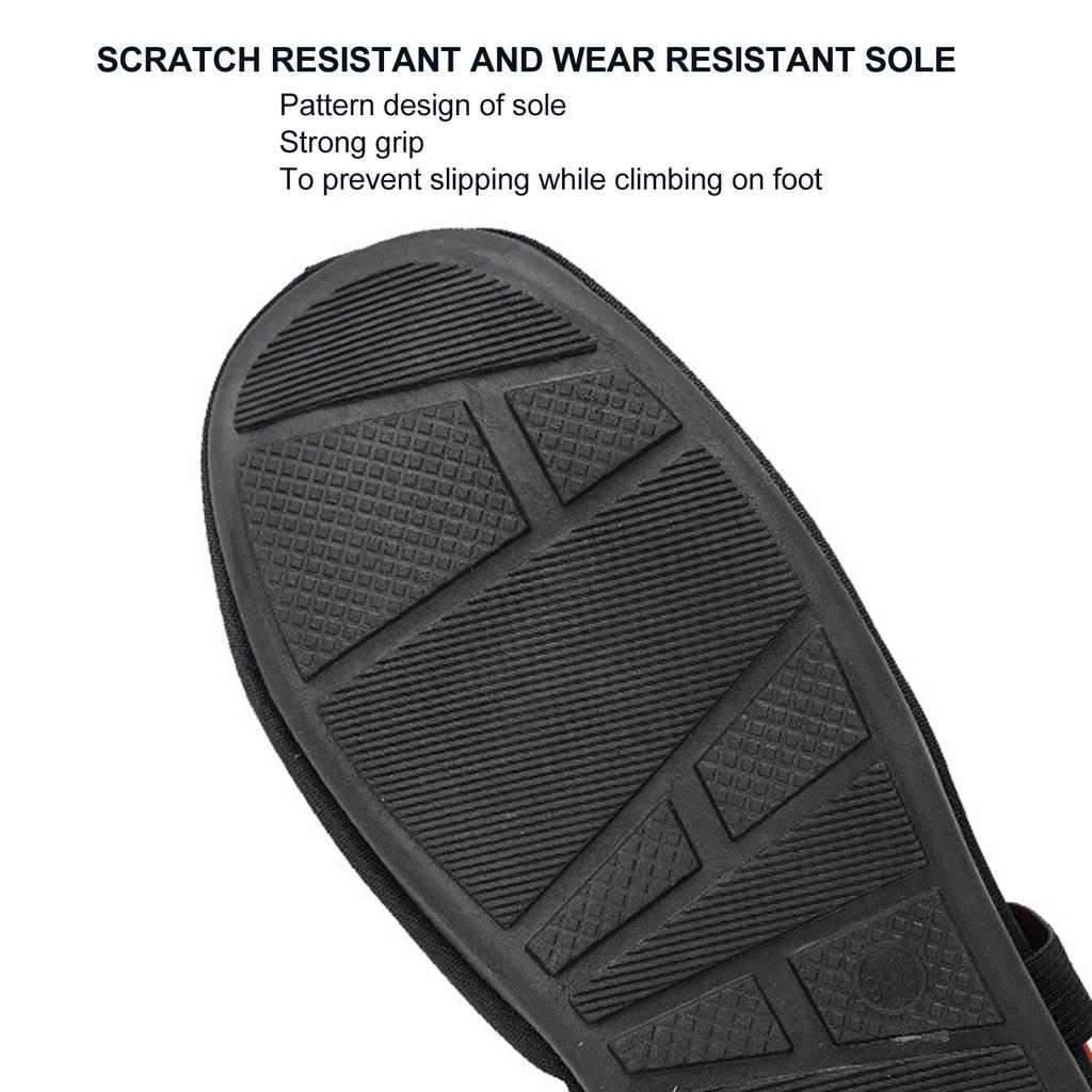 1 Pair Snow Shoes Boots Covers with Reflector Waterproof Windproof Non Slip Rain Boot Covers for Hiking Climbing Black