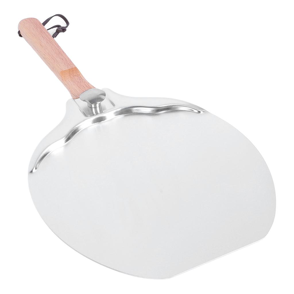 Pizza Peel Stainless Steel with Folding Wooden Handle Pizza Oven Accessories Stainless Steel Pizza