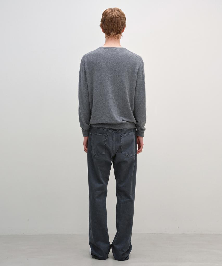 INSILENCE Raccoon Crew Neck Knit Grey