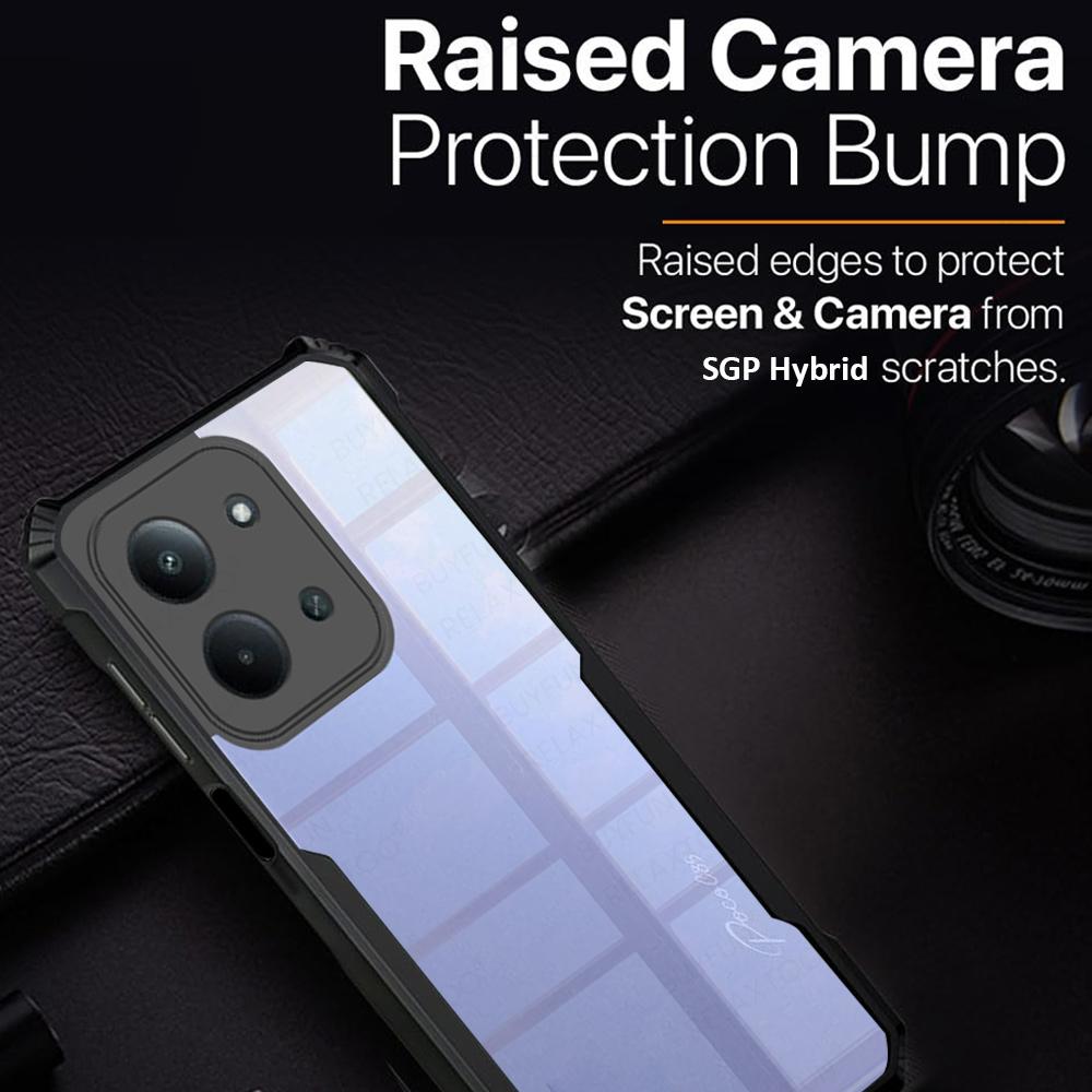 Acrylic Clear Shockproof Case For Xiaomi POCO C85 Airbags TPU+OC Hybrid Hard PC Back Cover POCOC85 Little C 85 85C 4G 173 171 mm