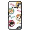 For Nothing Phone (3a) Case 3D Relief Flower Emboss Black Silicone Funda For Nothing Phone 3A  A059 3D Back Cover Cartoon Bumper