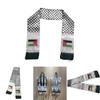 Stylish Palestinian Flag Scarf 14*130cm Length High-quality Polyester