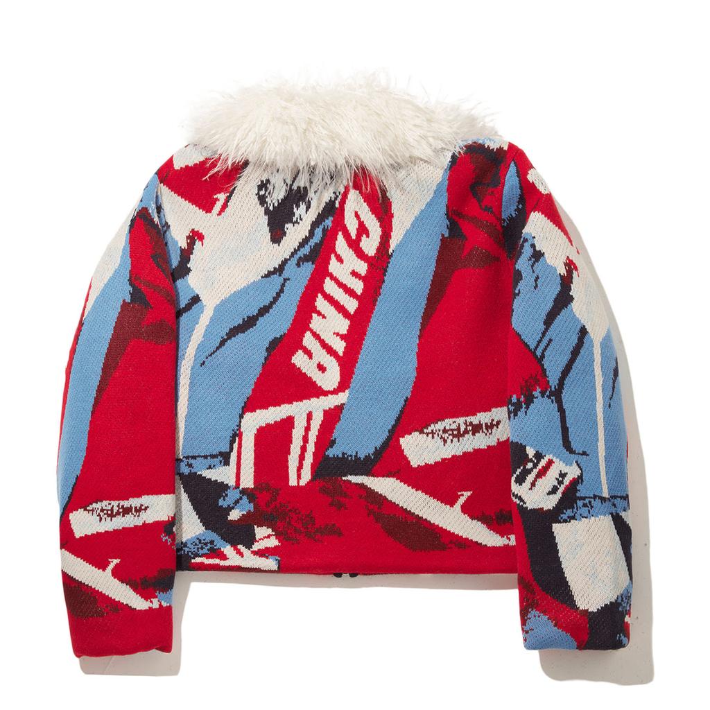 Li Ning Milan Fashion Week Loose Versatile Short Cotton Jacket Women Jackets AJMW122-2