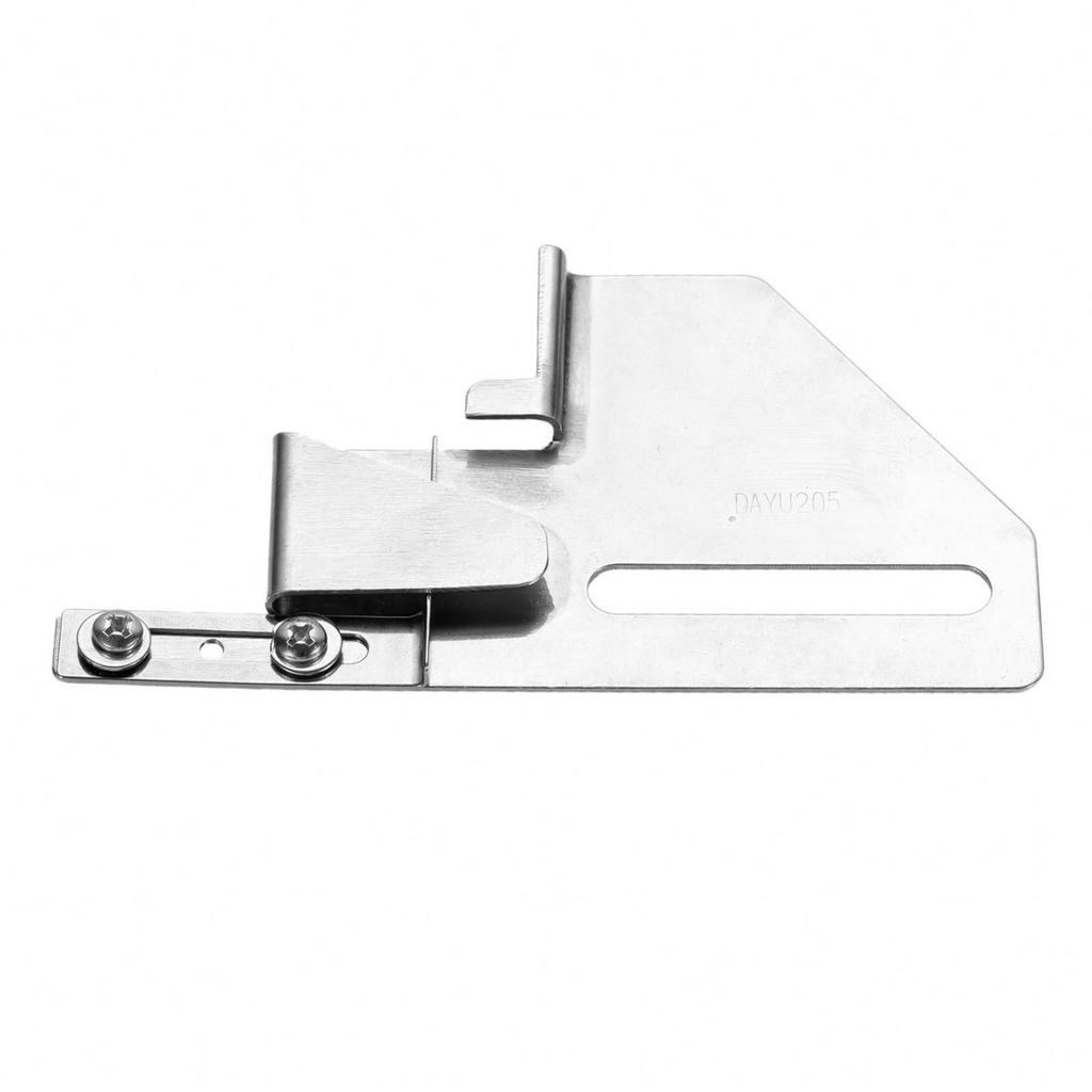 DY205 Folder Adjustable Cloth Guide Metal MH Needle Cover Stitch Machine Binding of Knitwear Collar Folder Sewing Accessories