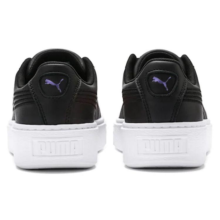 Puma Platform Twilight Low Top Sneakers Women Sneakers Black Purple 369166-03