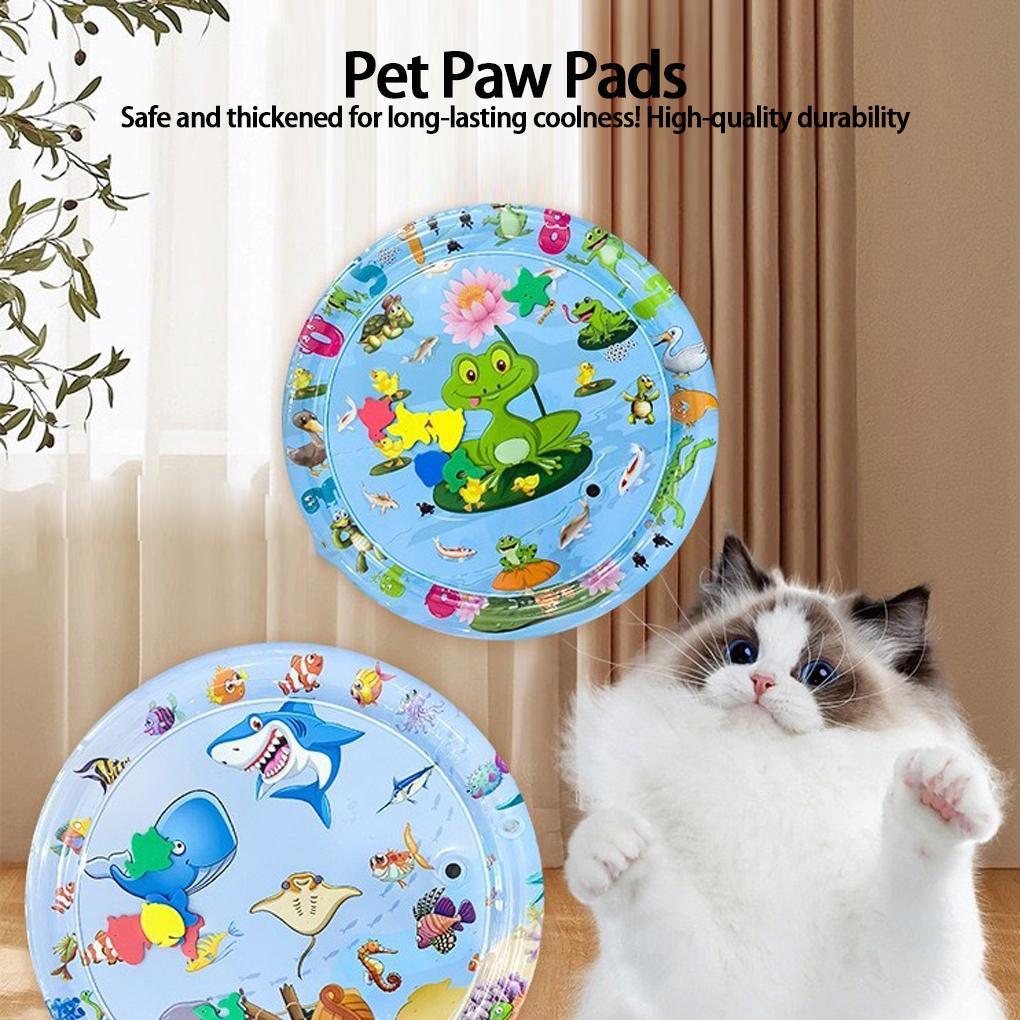 Katzen- und Hundenest Klettermatte Spielzeug Cartoon-Muster Klopfmatte Sommer Haustier Klettermatte