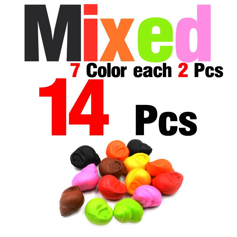 MNFT 12Pcs Carp Fishing Bait Snail Bait Fake Artificial River Snails Floating Hair Rig Pop Up Snail Winter Carp Bait FishingLure