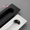 S-1Pc Stainless Steel Concealed Handle Built-in Concealed Sliding Door Sliding Door Drawer Handle Built-in Black Gold Handle