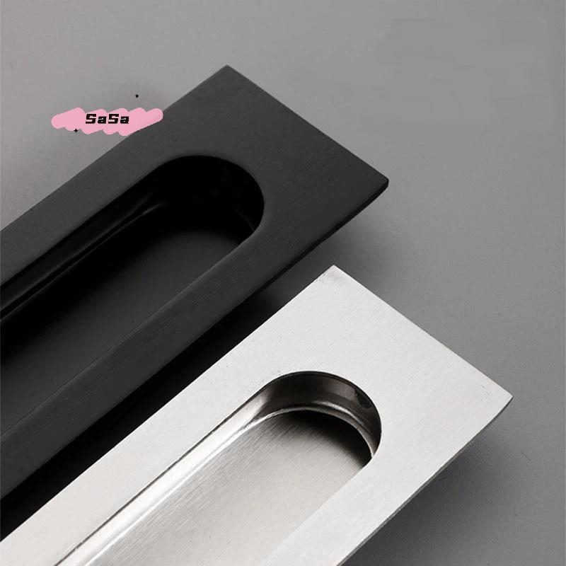 S-1Pc Stainless Steel Concealed Handle Built-in Concealed Sliding Door Sliding Door Drawer Handle Built-in Black Gold Handle