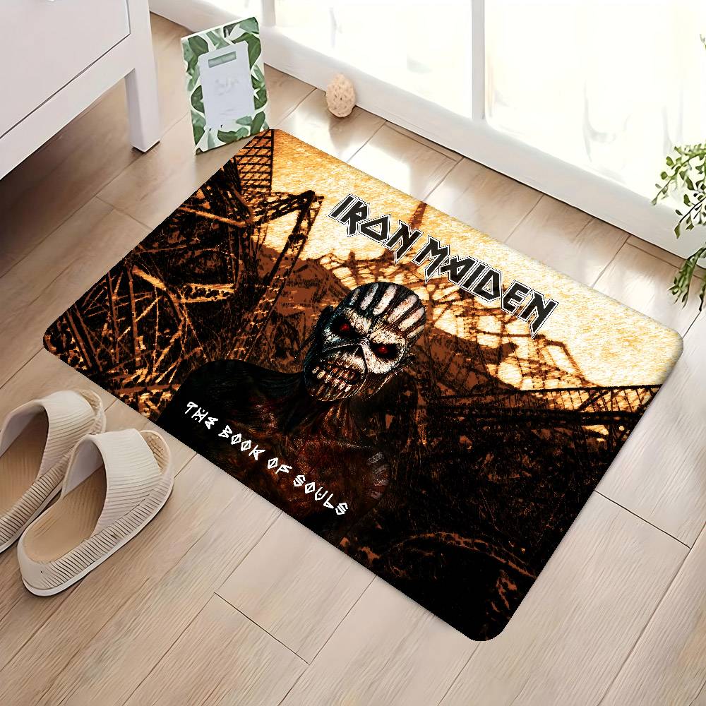 I-iron Maiden Floor Mat Kids Room Bedroom Decoration Balcony Anti-Slip Doormat Living Room Welcome Rug