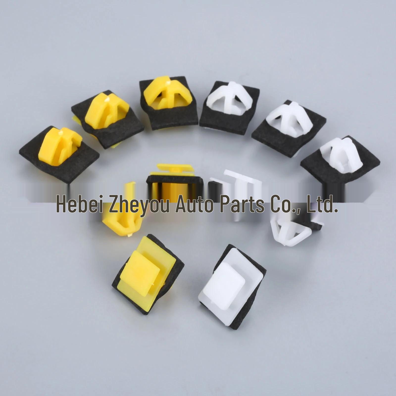 

50X Car Fastener Kit: Decorative Clips for Wheel Arch, Mudguard, and Bumper - Fits Hyundai and Kia White 50PCS