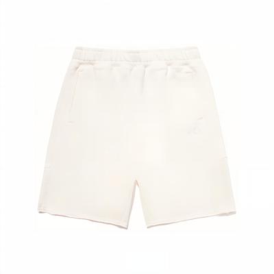 Li Ning Série Vital Cor Sólida Corte Solto Cintura Elástica Shorts Casuais Retos Unissex Off-White AKST687-3