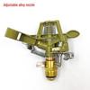 Liqin Alloy 360° Rotating Double Nozzle Garden Lawn Sprinkler