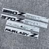3D Buchstaben Fairlady Z Logo Heckklappe Kofferraum Emblem Abzeichen Für Nismo 350Z 370Z Z33 GTR Seitenkotflügel Autoaufkleber Decals