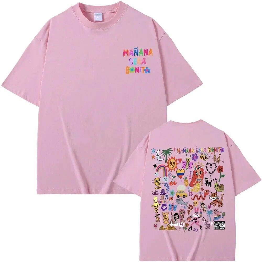 Hip Hop Cartoon Casual Tees  Tshirt Best Famous Karol G Heart Mañana Sera Bonito Music Album Graphic Tshirt Unisex WoUnisex