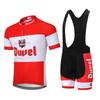 2026 Duvel Wielerhirtenset Retro Fietskleding Man Bierpak Triathlon Fiets Bibshorts Buff Korte Mouw Uitrusting Mtb Shirt