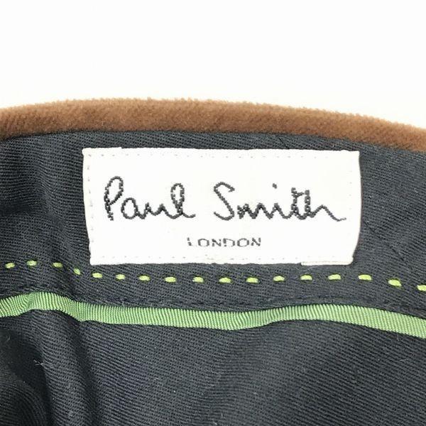 Japan Made Paul Smith Velour Pants W76 Inseam 77cm Brown Made in Japan(USED)