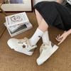 Star Pattern Sneakers Women's  Spring New Muffin Soft Bottom Color Matching Lace-up Lightweight Fashion Women's Casual Sneaker