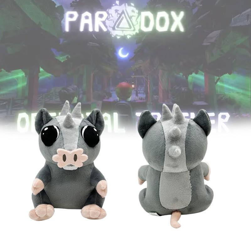Doors The Roblox Content Gray Mouse Pig Plush Toy Animal Gift Room Decoration