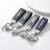 2025 Carbon Fiber Car Keychain Ring Leather Emblem Keyring For BMW 1 2 3 4 5 7Series X1 X3 X4 X5 X6 X7 F10 F20 F30 G20 G30 F