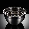 ZISIZ Stainless Steel Salad & Mixing Bowl with Scale